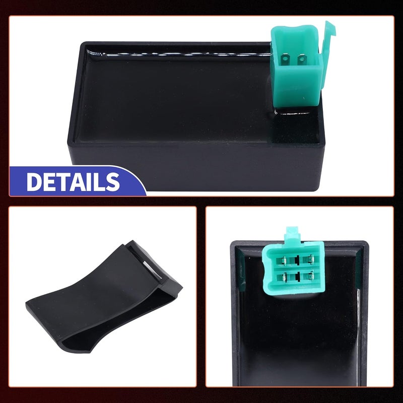 OXCANO 4 Pin DC CDI Box Replacement for 50cc 70cc 90cc 110cc 125cc Quad ATV Quad Dirt Bike Go Kart Scooter ATV - Image 4